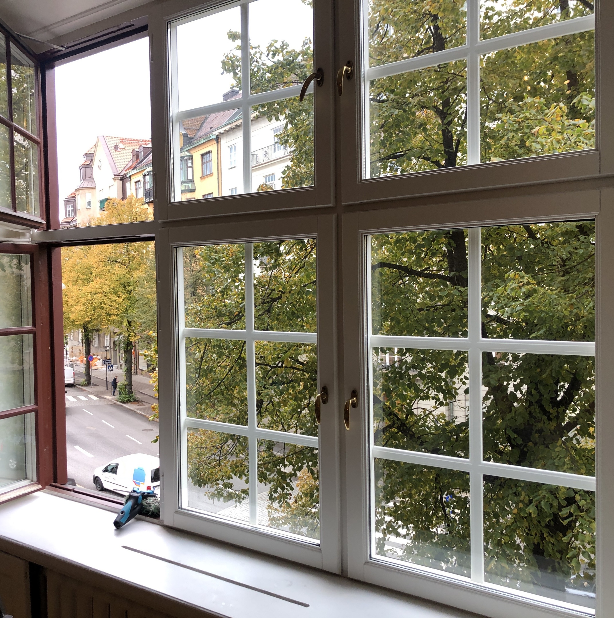 Fönsterputs på Östermalm 