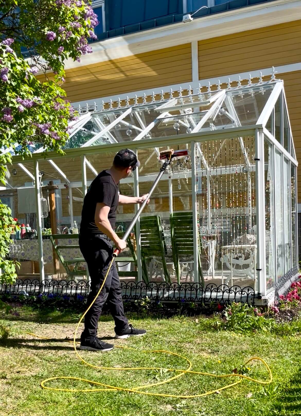 Tvätt med rentvatten-teknik